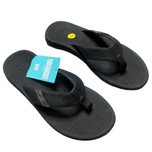Reef Santa Ana Sandal Flip Flops Size Mens 13 Black NWT